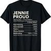 Jennie, Arkansas Proud Nutrition Facts T-Shirt