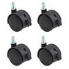 1.5 Inch 40mm Nylon Caster Wheels Caster Wheels For Furniture 360 Degree Rotatory Casters Furniture Caster Wheels
