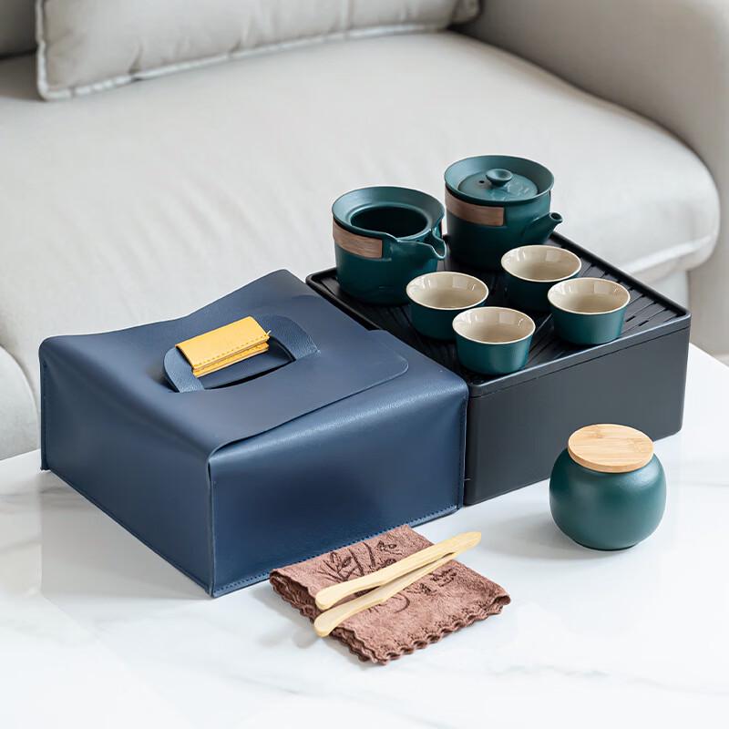 Yipan Coarse Pottery Portable Quick Tea Set