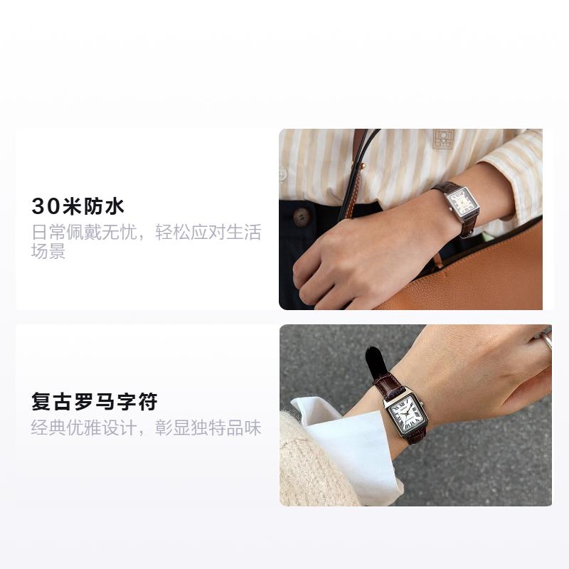 Casio STANDARD Series Roman Characters 30 Meters Waterproof Quartz Movement Leather Strap Japanese and Korean Watch Women’s Watch White LTP-V007L-7B2