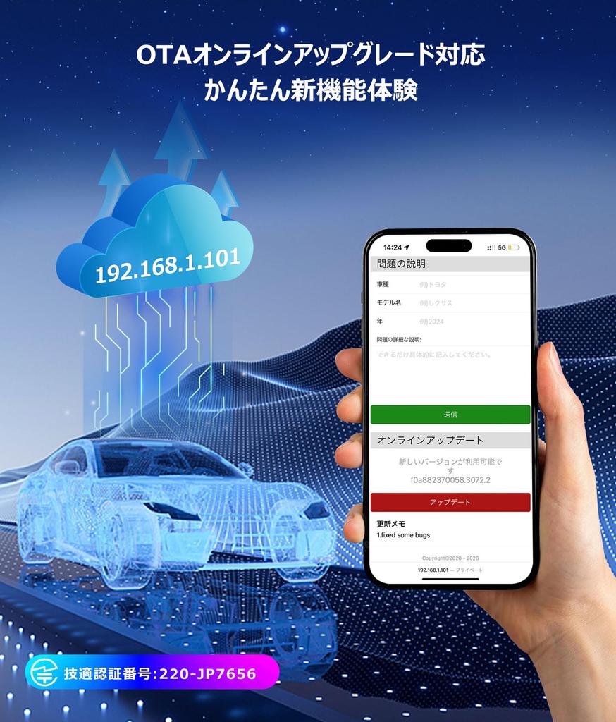 DRIVIM 2-in-1 Mini Wireless CarPlay/Android Auto Adapter, Aluminum Alloy Frame, For Cars with Wired