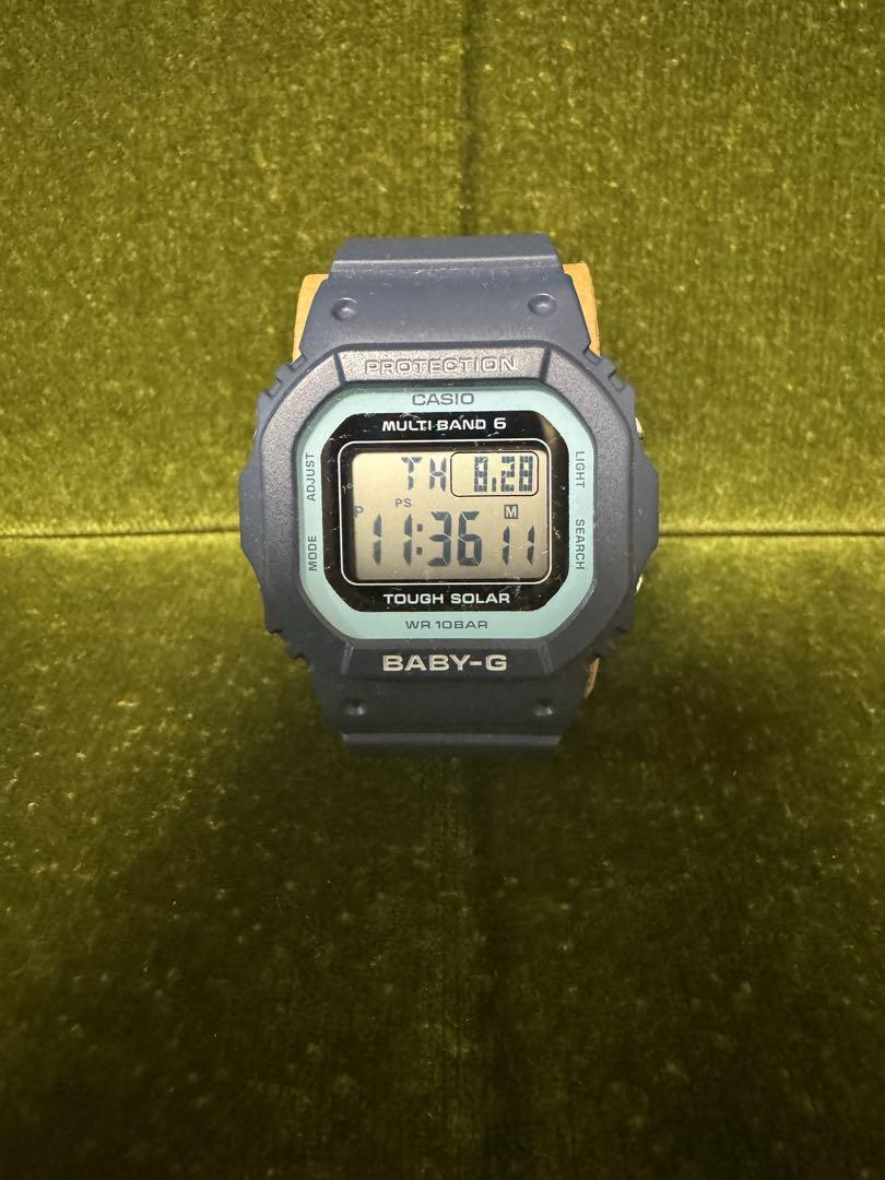

[Б/У] Женские часы Casio BABY-G с солнечной батареей и радиоконтролем BGD-5650-2JF