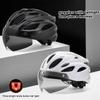 Men's Motorcycle Helmet Mountain Bicycle Helmets With Rear Light Magnetic Goggles Bicycle Helmets Motorcycle Accessories