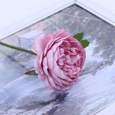 5 ADET Yapay Çiçek Şakayık Buket Sahte Çiçek Batı Gül Çay Gül Düğün Çiçek Duvar Aksesuarları Ev Dekor Fotoğraf Sahne