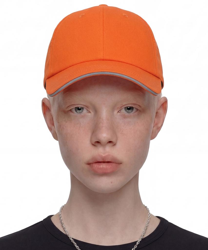 Eondeokeonteulol Cotton Line Ball Cap Tech Pack / Reflect Sandwich / Orange