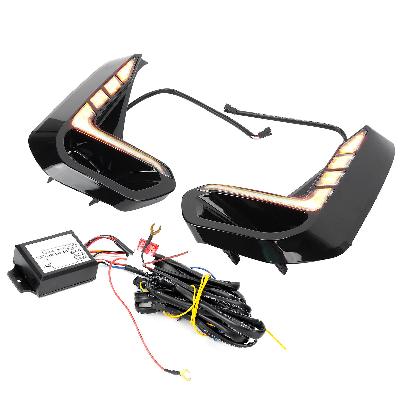 

DC 12V LED Daytime Running Light Bright Turn Lamp Replacement for Hilux REVO 2020‑2021