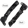 For Honda CR-V 2012 2013 2014 2015 2016 Left+Right Car Front Bumper Support Bracket Retainer Black Plastic 71198-T0A-A01