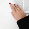 Chic Mobius Style Rings for Women Gold Color Minimalist Stainless Steel Finger Jewelry Gifts for Her