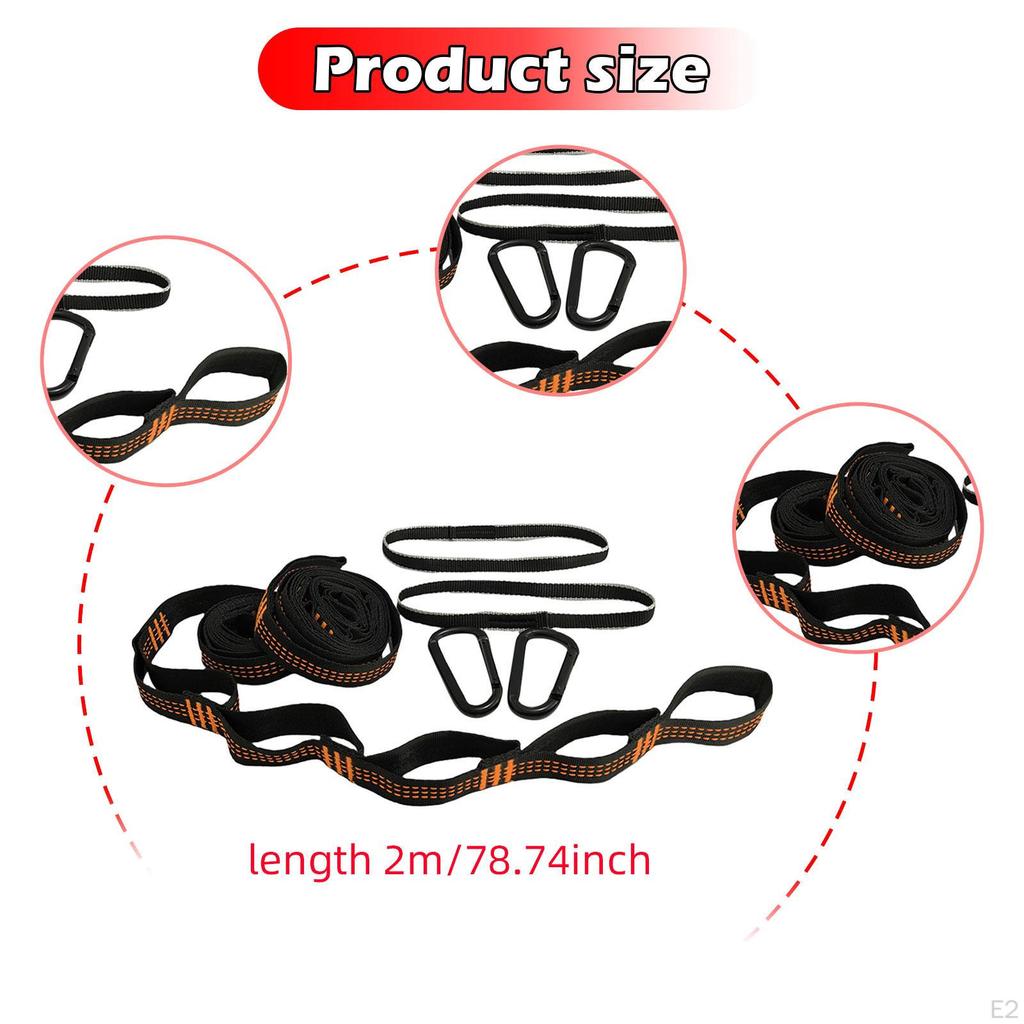 Hammock Straps Accessories for Backpacking Indoor Outdoor Activities