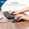 AOC KM151 Wired Keyboard and Mouse Combo