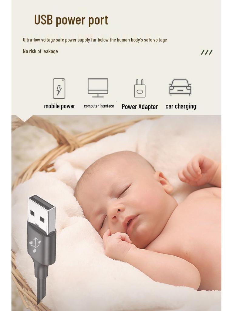 USB Heated Seat Cushion - Electric Winter Heating Pad for Office, Car, and Outdoor Chairs