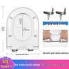TLXT Soft-Close Thickened U-Shape Toilet Seat