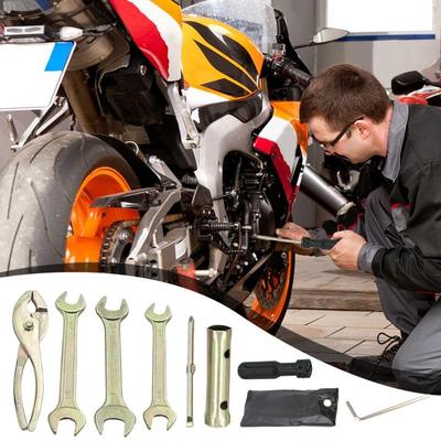 Motorcycle Tool Kit Scooter Maintenance Tools Spark Plug Wrench Screwdriver Pliers Maintenance Tools For Snowmobile