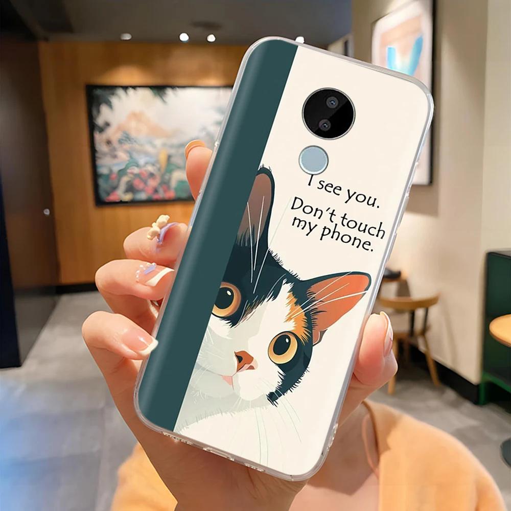 For Nokia C30 Case Funny Creative Cover for Nokia C30 Phone Cases Soft TPU Silicone Transparent Back Covers for NokiaC30 C 30