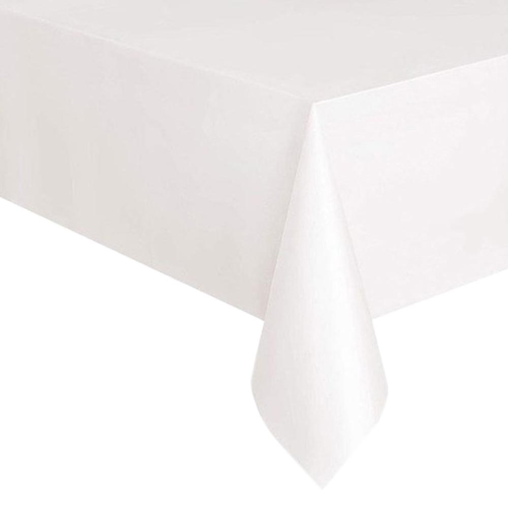 1pc 137*183cm Plastic Disposable Table Cover Rectangle Party Tablecloth Waterproof for Birthday Wedding Christmas New Year Event