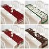 Xmas Ornaments 30x182cm Christmas Table Runner Long Luxury Dacron Table Runner Pastoral Style Vintage Tablecloth Party