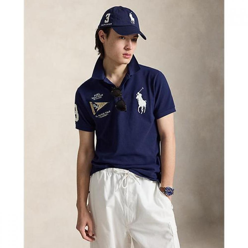 Polo Ralph Lauren Men S cuStom Slim Fit Big Pony Polo Shirt Mnpokni1n824138410 L