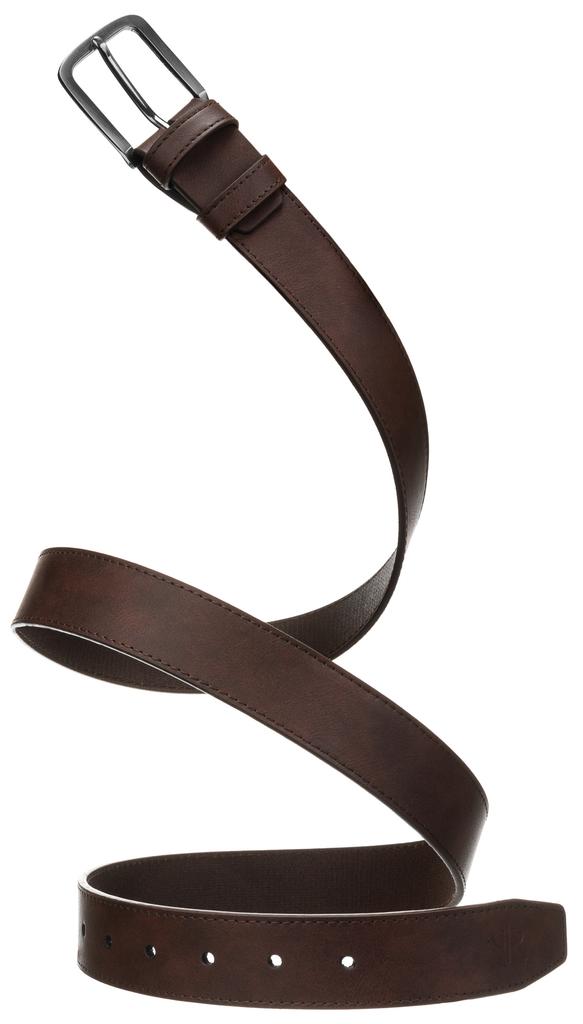 PU belt + wallet set R-N004-120-PU04 Brown