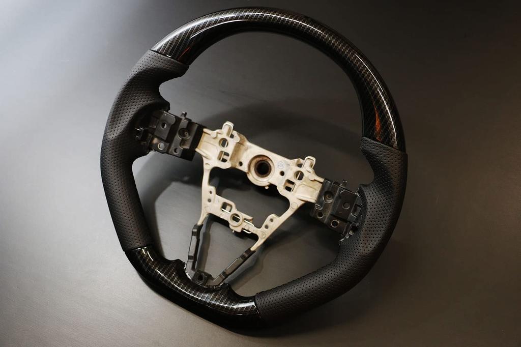 Takeoff CROSS Steering for Atrai Tanto TAFT and Others (S700V/S710V) (LA650S/LA660S) (LA900S/LA910S) (Black Wood)