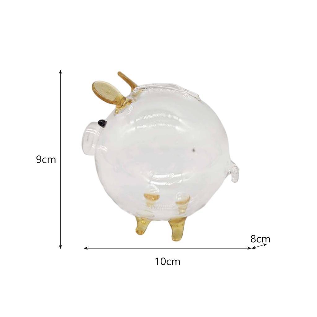 Clear Piggy Bank for Savings, Charming Animal Design