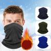 Headwear Neck Gaiter Snood Fleece Tube Ski Scarf Neck Warmer Headbands Breathable Bandanas Face Mask for Outdoor Cycling