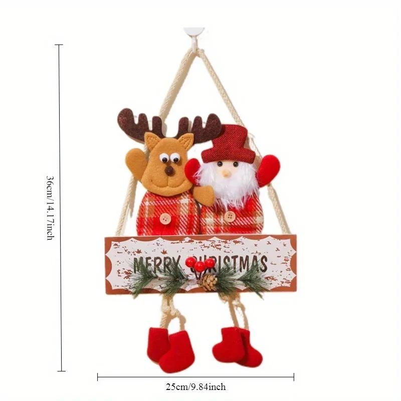 Vánoční dekorace Vánoční dekorace Santa Claus Sněhulák Los Závěsné přívěsky Ozdoby Panenky Festivalová scéna Dekorace