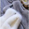 Imitation Fur Vest Women's Short Autumn and Winter New Imitation Fox Fur Vest Thickened Vest Plush Jacket
