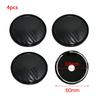 60mm Black Carbon Fiber Wheel Center Hub Cap Rim Hub Cover Auto Accessories