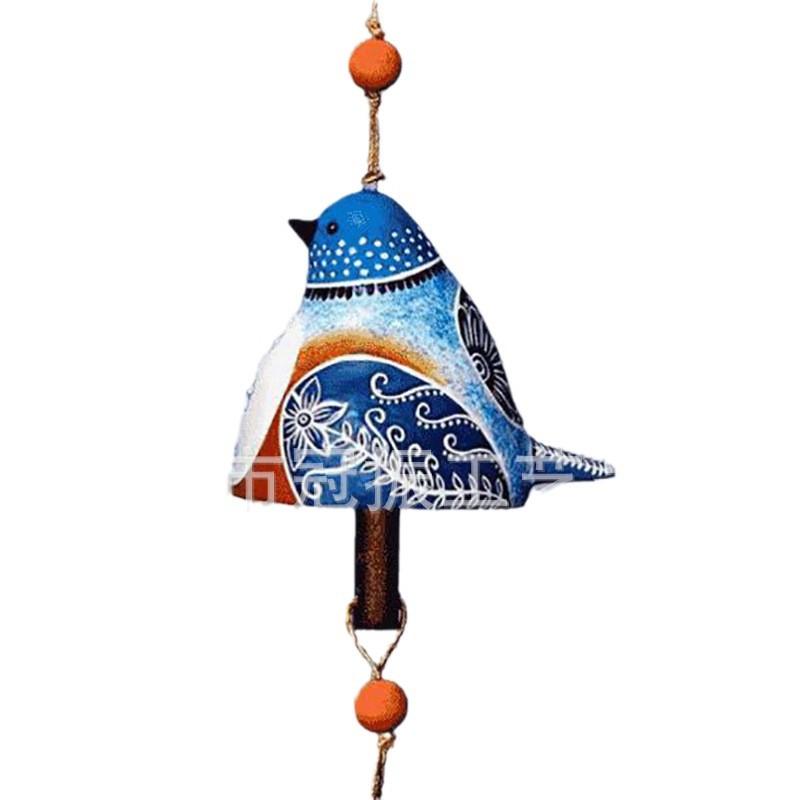 Wind Chime Bird Ornaments Spring AtmosphereBell Bird Hanging Ornaments Home and Courtyard Bird Art Bells Wind Chimes