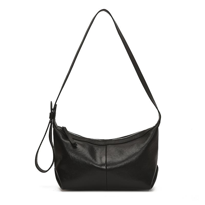 Simple and Versatile Commuter Messenger Bag Women's Fashion Trend Shoulder Bag Niche Retro Casual Dumpling Bag