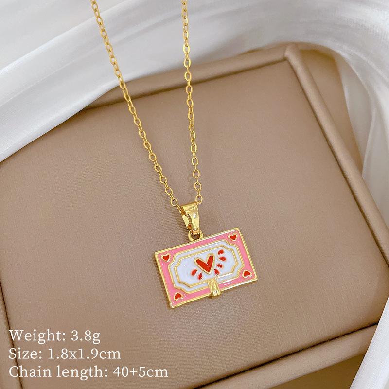 Copper Micro-Inlaid Cross Fashionable Light Luxury Temperament Gorgeous Full Diamond Necklace Female Versatile Collarbone Chain Titanium Steel