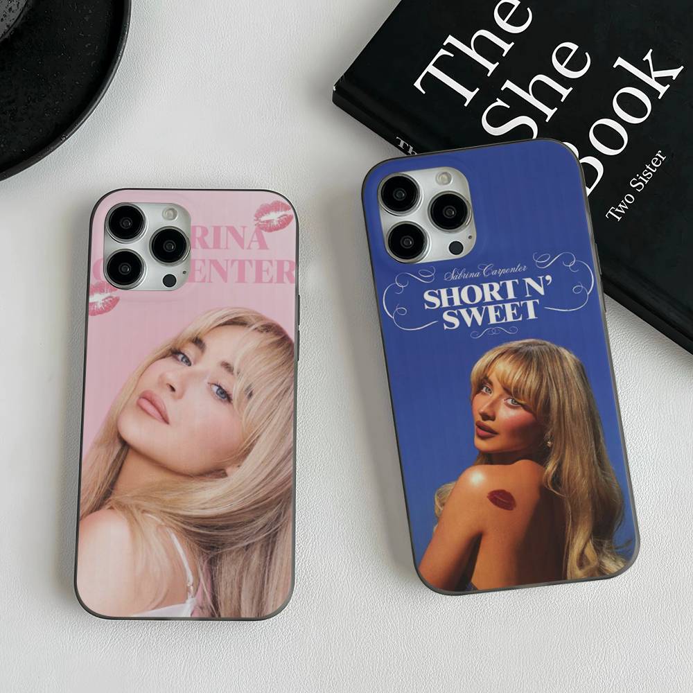 Pop Singer Sabrina Carpenter Phone Case For IPhone 17 16 15 14 Plus 11 12 13 Pro Max Shockproof Protection Soft Back Cover