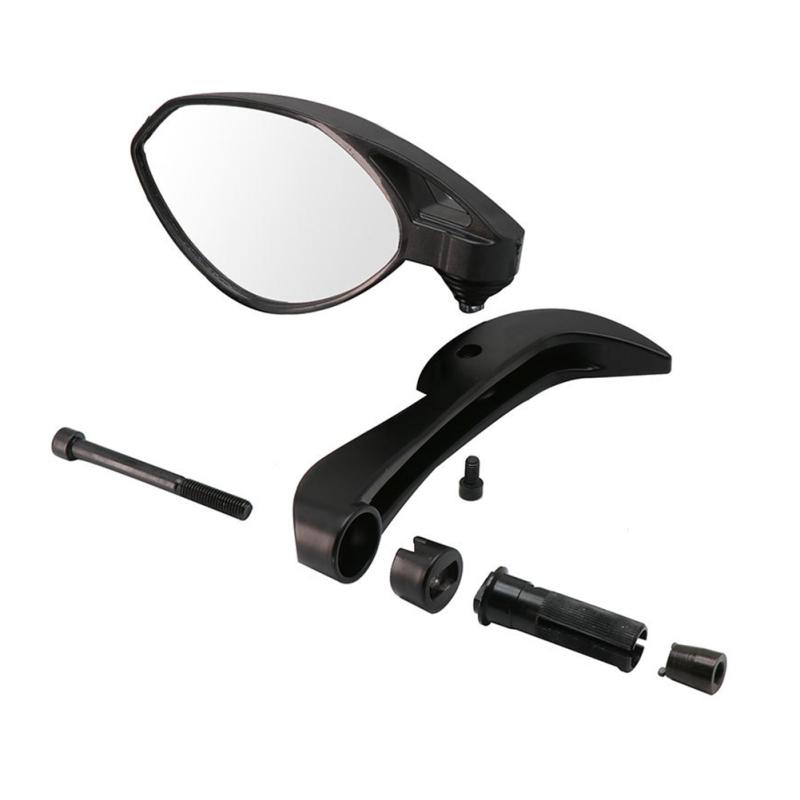 1 Pair Motorcycle Rearview Mirrors With Handguard 2-in-1 Handlebar Reversing Mirror Universal