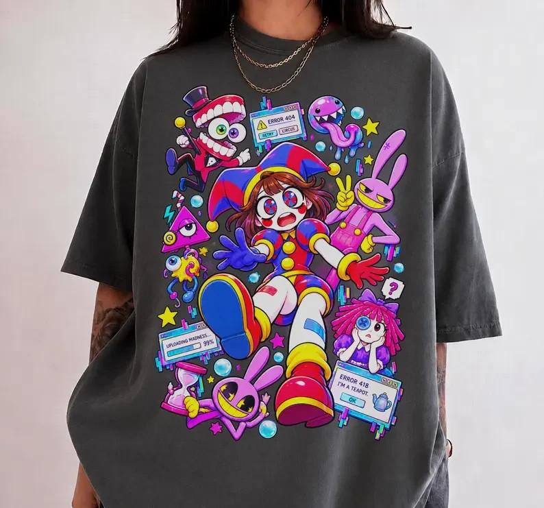 Amazing Digital Circus Shirt, Pomni Jax Caine Ragatha Tee, TADC Characters Tshi