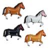 Galloping Horse Racing Festival Western Cowboy Hat & Boots Foil Balloon Set