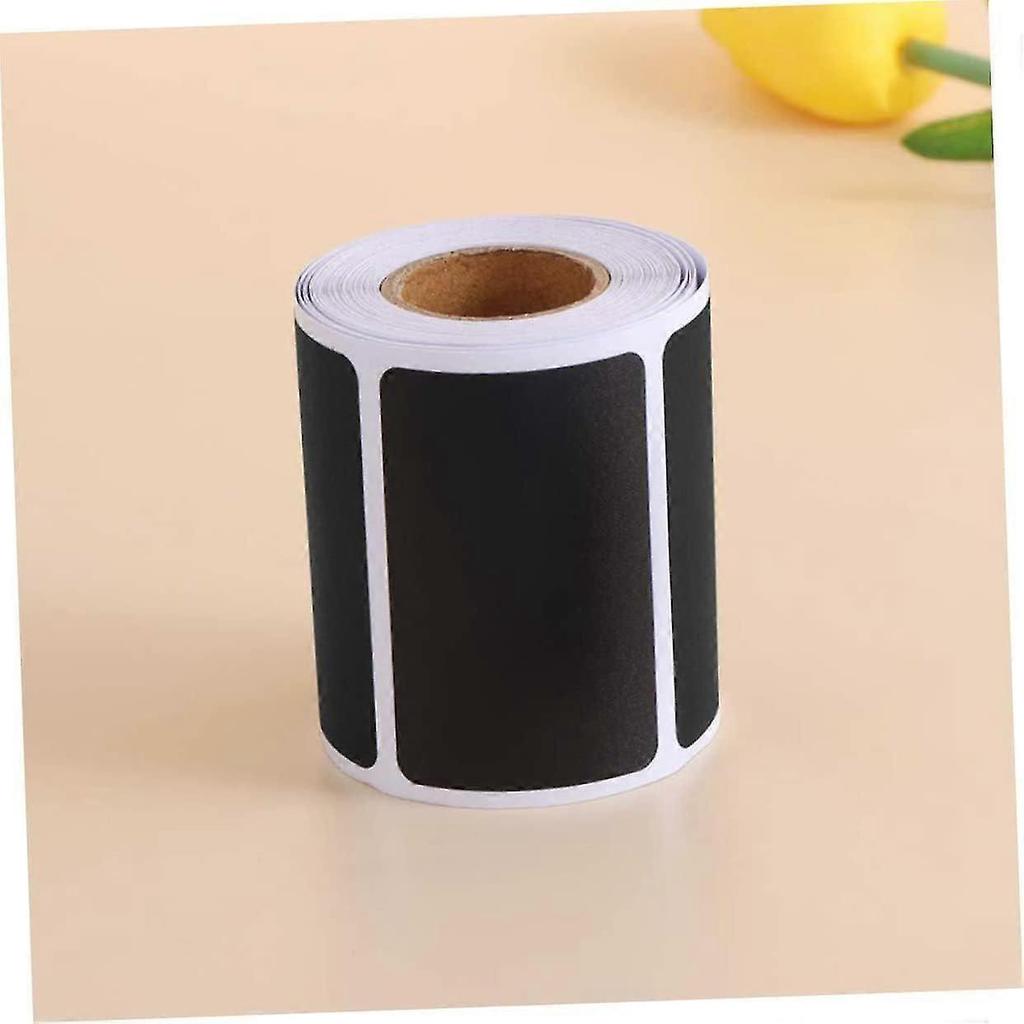 300 Removable Blackboard Stickers Glass Containers Seasoning Jar Labels Blackboard Labels Chalkboard Stickers Black Container Sticker Labels Blac