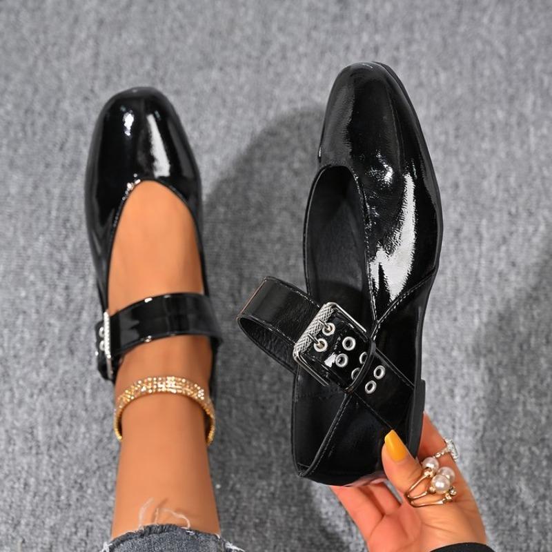 Fashion Women Flat Shoes Fashion Versatile Pointed Toe  French Mary Jane Shoes Women New Summer Soft Sole Beanie Shoes