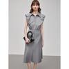 Retro Fly Sleeve Commuter Dress