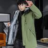 Winter Jackets Thicken Men's Down Cotton Jacket with Fur Collar Warm Parka Men Casual Waterproof Winter Long Coat