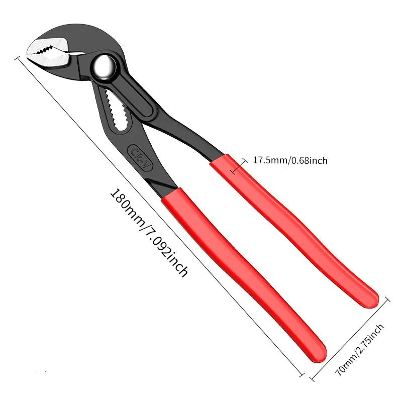 Multi Functional Shifting Spanner Pump Clamp Portable 7 Inches Mini Adjustable Stenciled Crescent Wrench Small Pipe Pliers