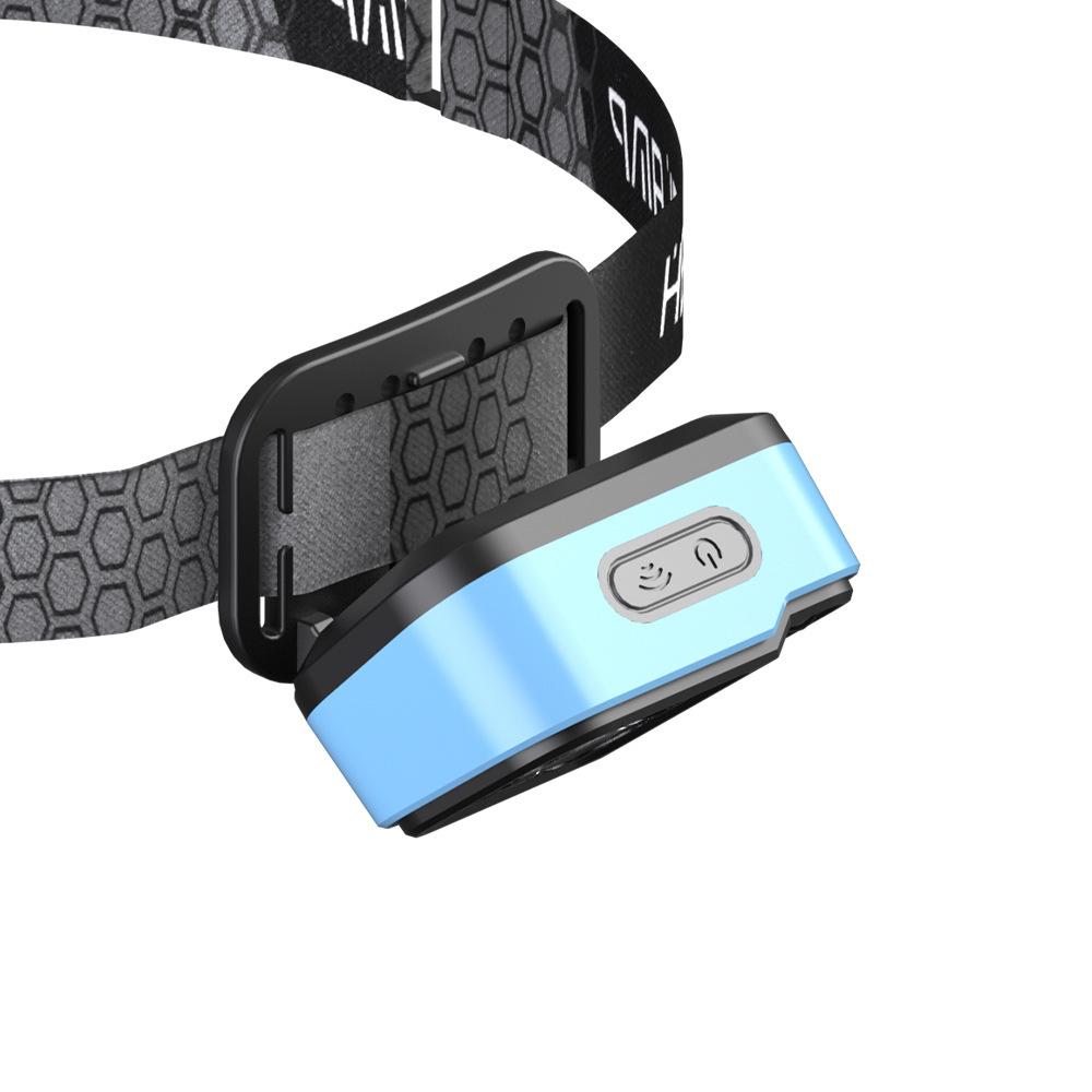 Induction Headlight USB Charging Digital Display Outdoor Running Cycling Fishing Lightweight LED Headlight