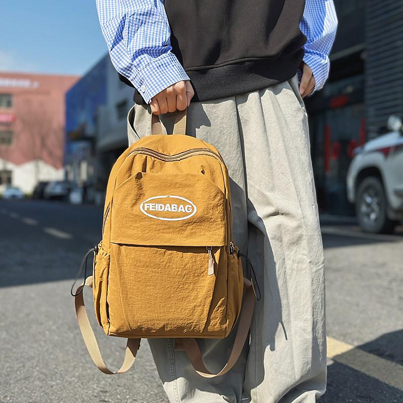 Student Schoolbag Men's Large Capacity Outdoor Travel Backpack Lightweight Women's Backpack