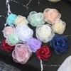 Korean Style 15-Piece Gauze Snow Fabric Flowers for DIY Clothing, Hair Clips, Jewelry Accessories