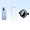 2 in 1 Cellphone Clamp with 17mm Ball Head Smartphone Mount Adapter Magnetic Mount Holder Stand Universal Quick Install
