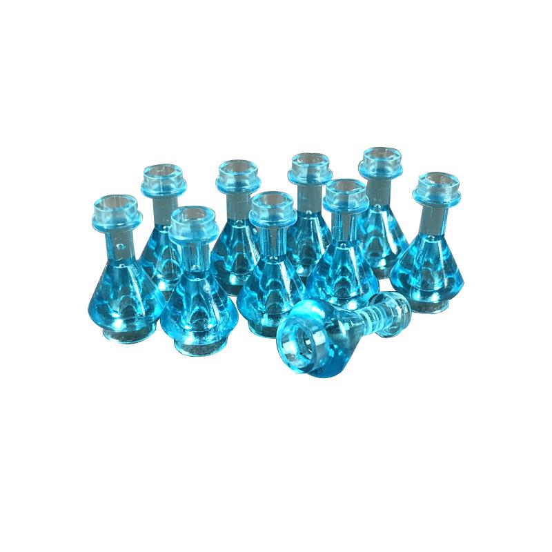 Non-Toxic 10Pcs/Set Moc Accessories Perfume Wine Bottle Glass Bottles Educational Toys For Children Model Building Blocks Kids Gifts Parts