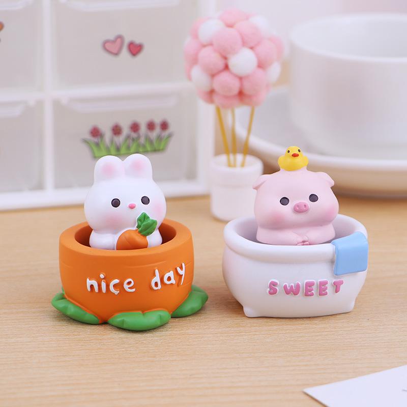 Cute Pet Bounce Ornament: Stress-Relief Desk Decor & Birthday Gift
