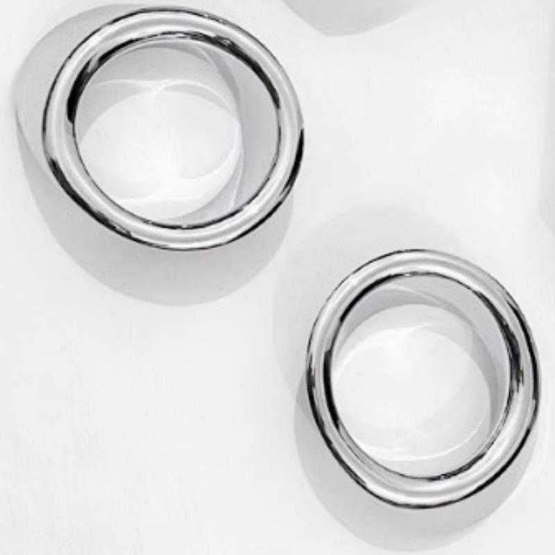 1pair Plated Lampshade Sticker Front Rear Fog Light Decorative Bright Frame Automobile Part for Dodge JCUV 2013 2014 2015 2016