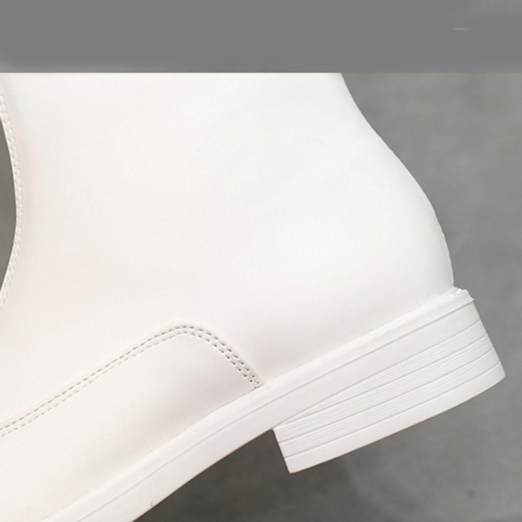 Taohua Mujer tobillo desnudo Zip botas ronda dedo del pie plataforma-abajo  Casual Botines cortos comprar a buen precio — entrega gratuita, reseñas  reales con fotos — Joom