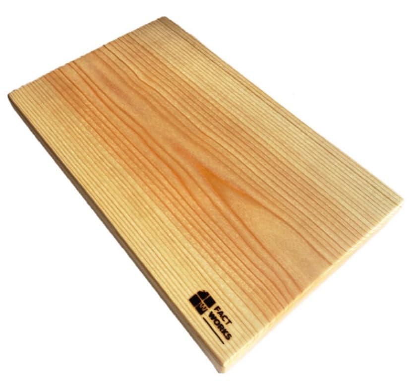 

FACT WORKS Hinoki Cutting Board, 21cm x 35cm x 3cm Thick, Made from Premium Japanese Cypress, Solid Wood, Selectable Sizes (35cm)