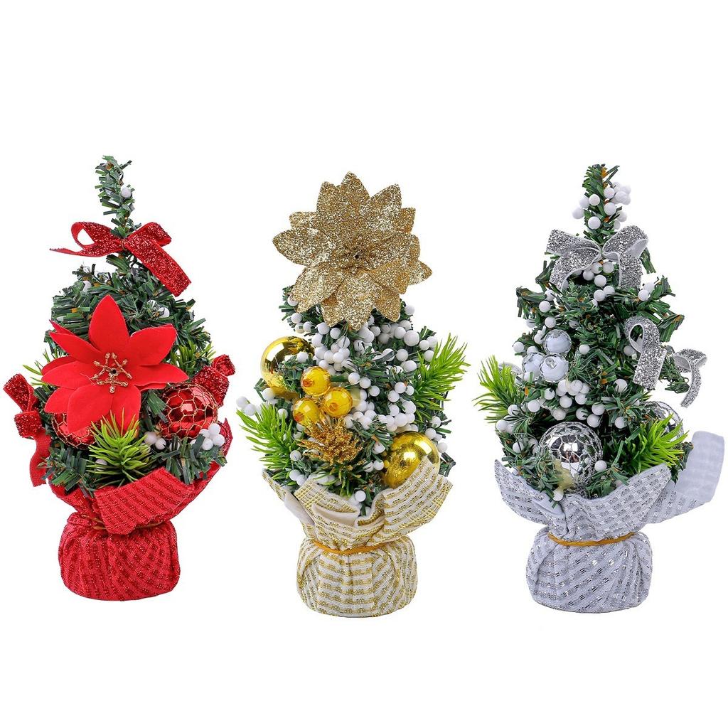 20cm Mini Christmas Tree Christmas Desktop Decoration Christmas Tree Decoration Home Christmas Party Decoration Christmas Tree